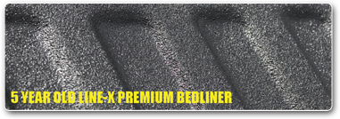 5 Year Old Bedliner with LINE-X Premium