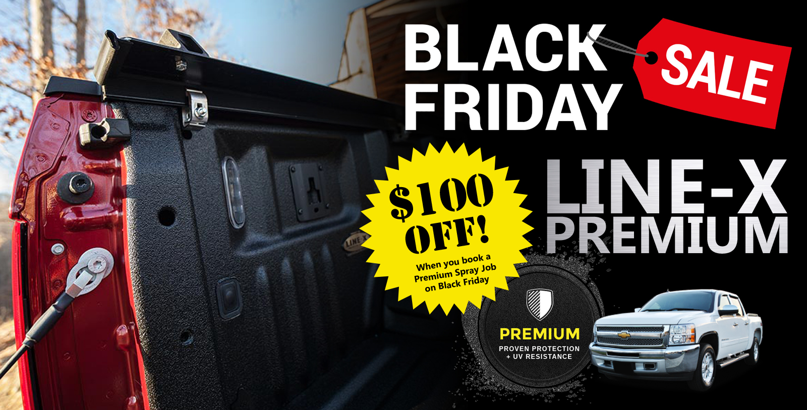 BLACK FRIDAY SALE! LINE-X of Virginia Beach & Beach Undercoatings